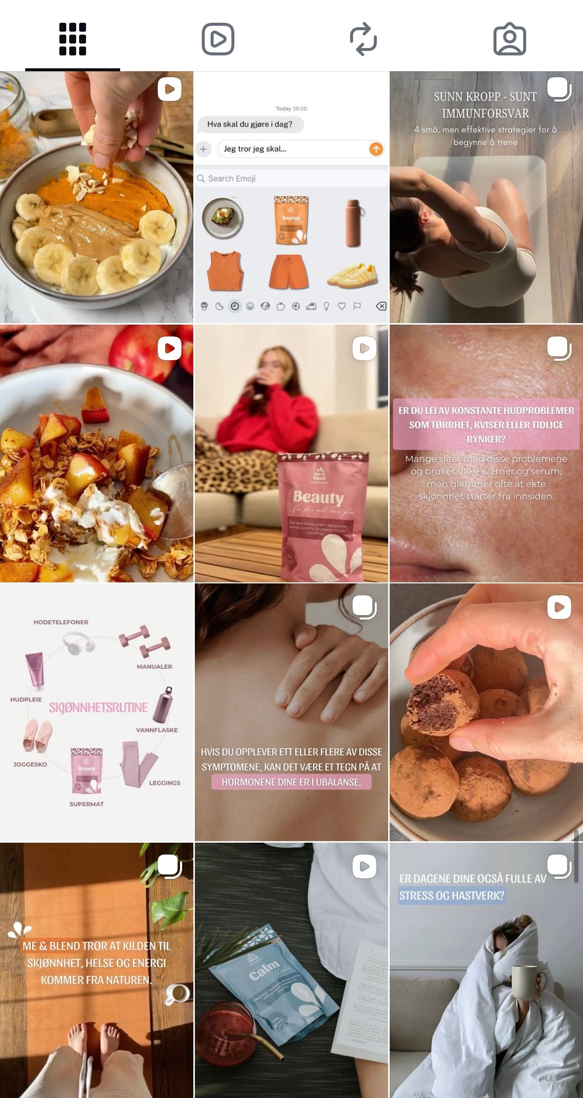 Instagram profilio tinklelio ekrano kopija 8